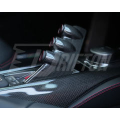 Pista Upgrade Dry Carbon Fiber Interiors Kit Center Console Bridge For Ferrari F8 Spider 2019-2022