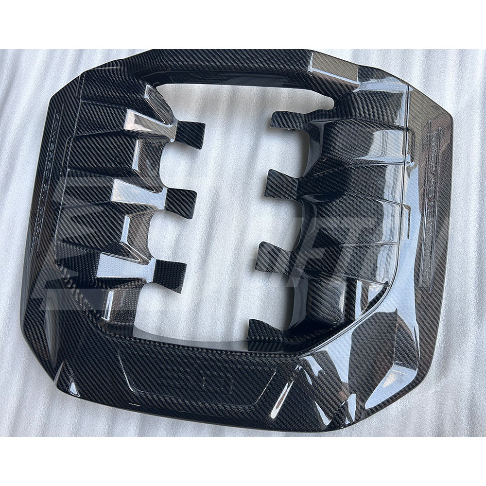 5.0L V8 Dry Carbon Fiber Engine Cover For Ford Mustang Gen7 S650 2024-On