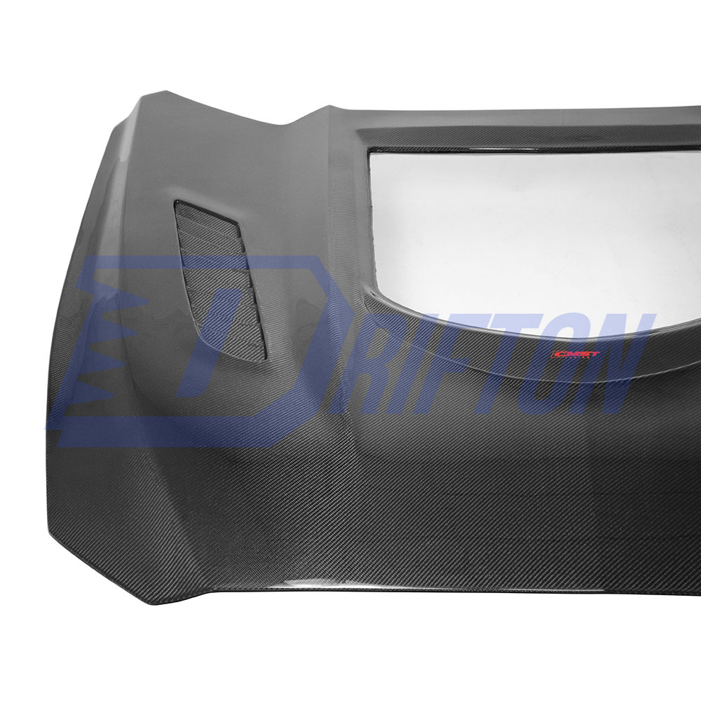 CMST V2 Transparent Style Carbon Fiber Hood For Ford Mustang Gen6 S550.1 2015-2017