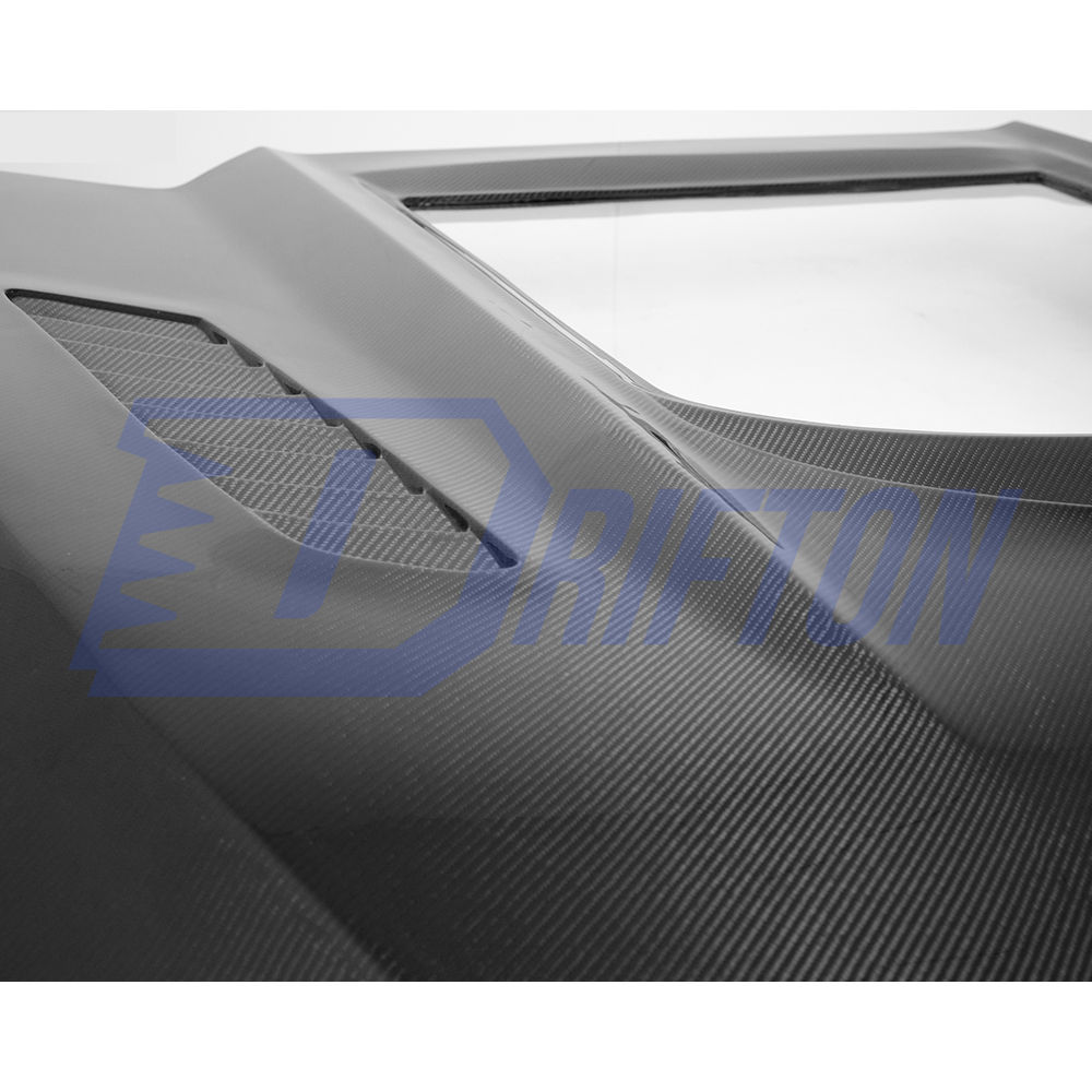 CMST V2 Transparent Style Carbon Fiber Hood For Ford Mustang Gen6 S550.1 2015-2017