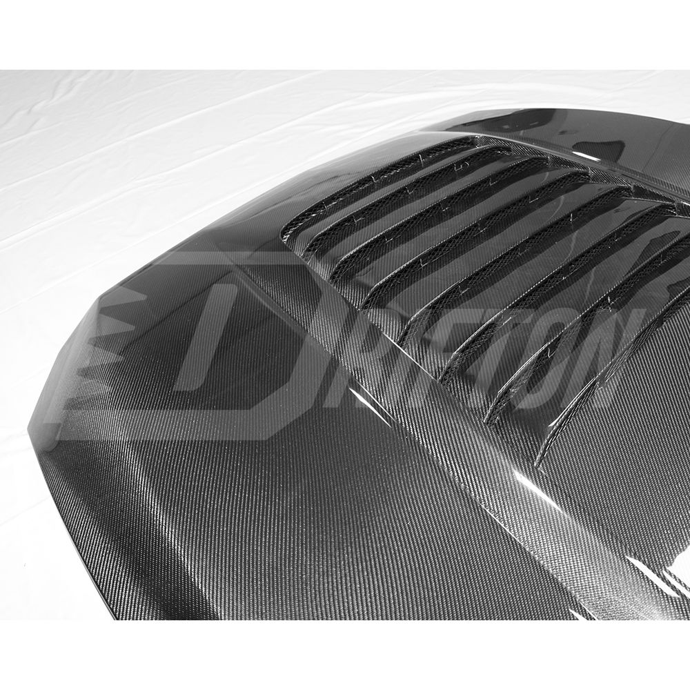 GT500 Style Carbon Fiber Hood For Ford Mustang Gen7 S650 2024-On