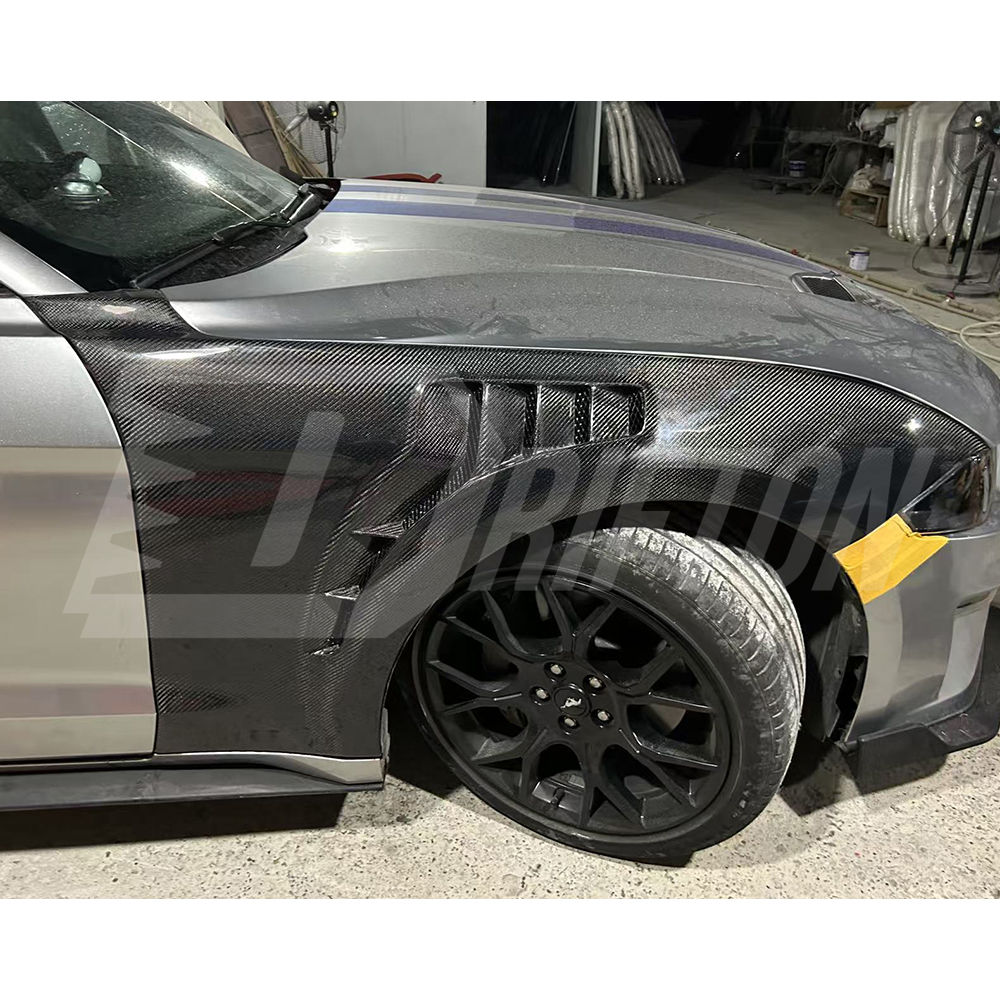 TPF Style Carbon Fiber Fender For Ford Mustang Gen6 S550.1 2015-2017