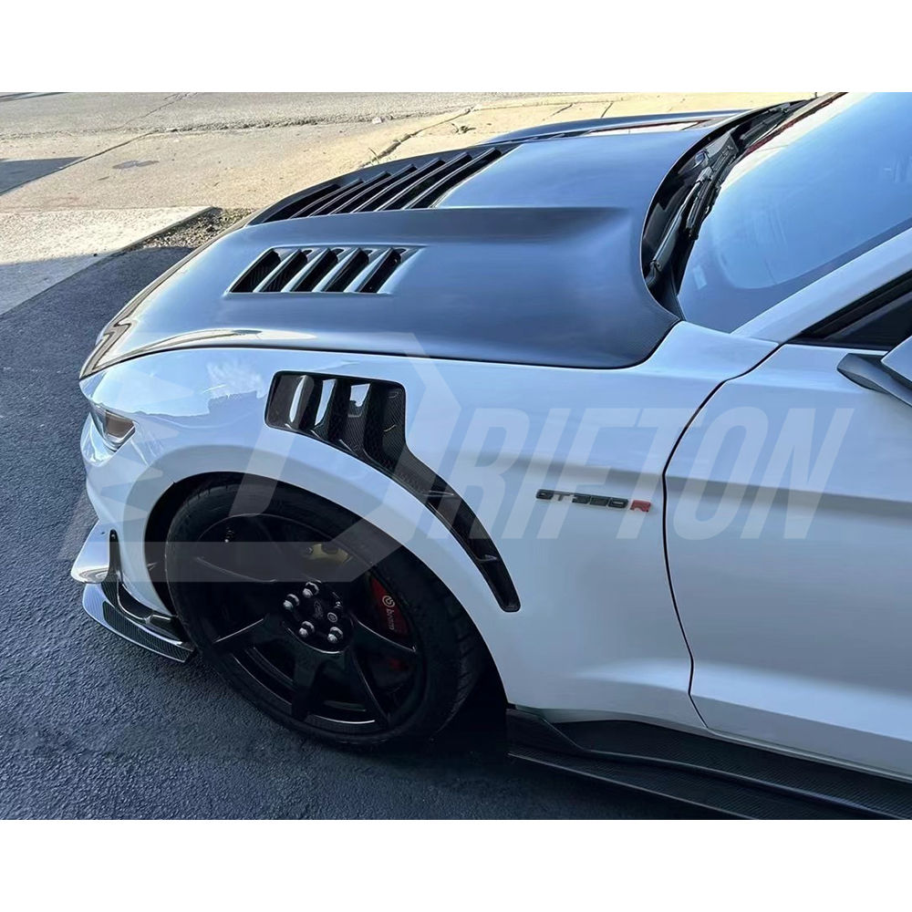 TPF Style Carbon Fiber Fender For Ford Mustang Gen6 S550.1 2015-2017