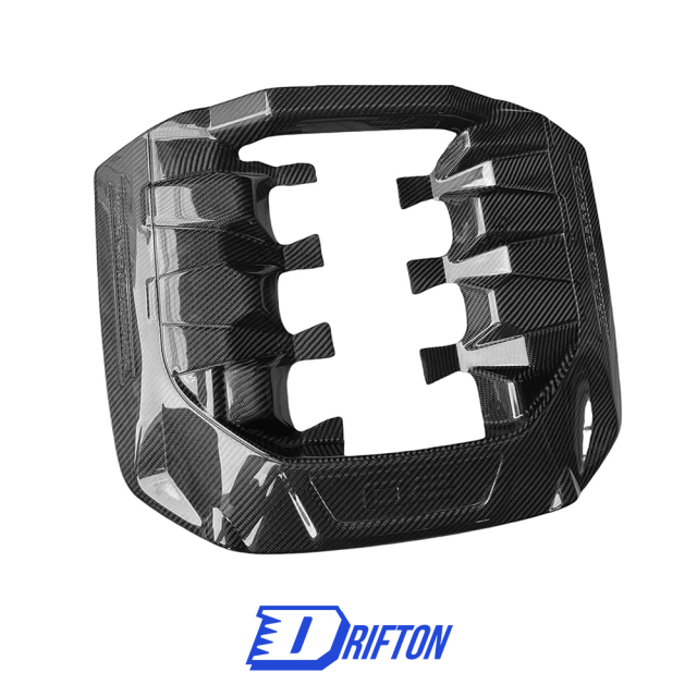 5.0L V8 Dry Carbon Fiber Engine Cover For Ford Mustang Gen7 S650 2024-On