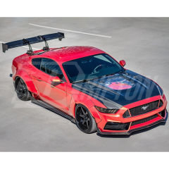 CMST V2 Transparent Style Carbon Fiber Hood For Ford Mustang Gen6 S550.1 2015-2017