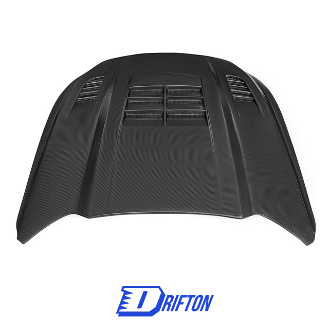 CMST V5 Style Carbon Fiber Hood For Ford Mustang Gen6 S550.1 2015-2017
