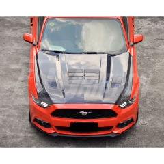 CMST V5 Style Carbon Fiber Hood For Ford Mustang Gen6 S550.1 2015-2017