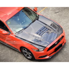 CMST V5 Style Carbon Fiber Hood For Ford Mustang Gen6 S550.1 2015-2017