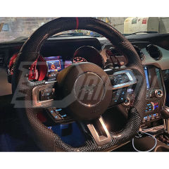Customize Style Carbon Fiber Steering Wheel For Ford Mustang Gen6 S550.1 2015-2017