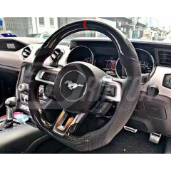 Customize Style Carbon Fiber Steering Wheel For Ford Mustang Gen6 S550.1 2015-2017