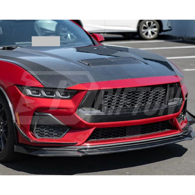 Dark Horse GT Style Carbon Fiber Hood For Ford Mustang Gen7 S650 2024-On