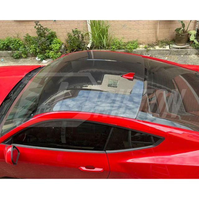 Dry Carbon Fiber Roof Cover For Ford Mustang Gen7 S650 2024-On