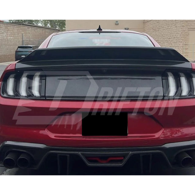 Ducktail Style Carbon Fiber Rear Trunk Boot Lid For Ford Mustang Gen6 S550.1 S550.2 2015-2023