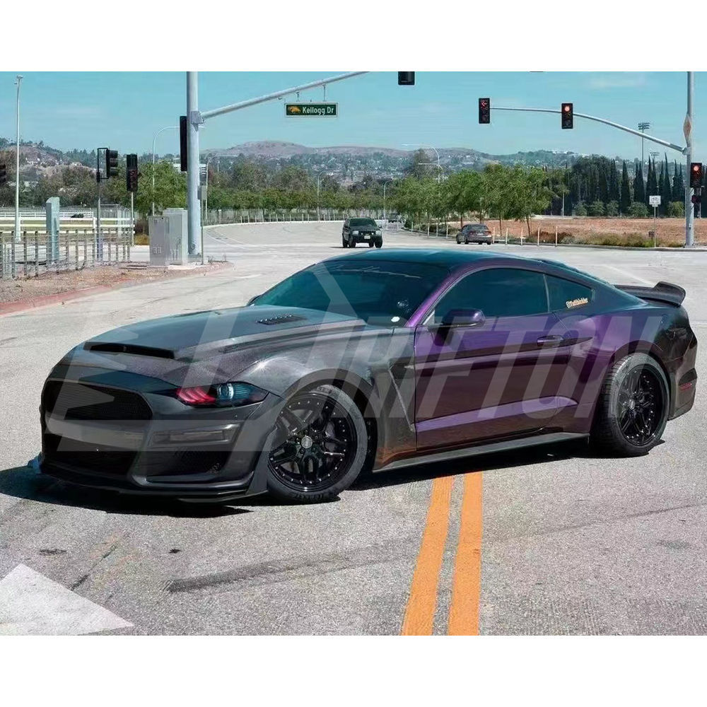 GT350 Style Carbon Fiber Fender For Ford Mustang Gen6 S550.2 2018-2023