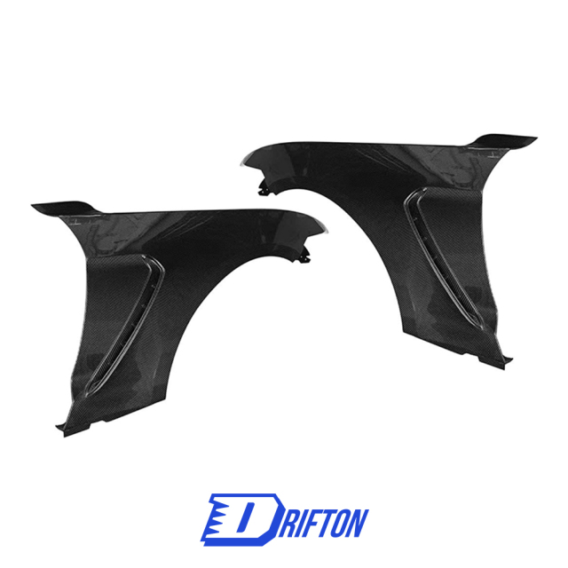 GT350 Style Carbon Fiber Front Fenders For Ford Mustang Gen6 S550.1 2015-2017