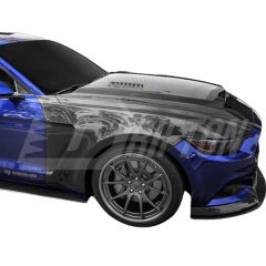 GT350 Style Carbon Fiber Front Fenders For Ford Mustang Gen6 S550.1 2015-2017