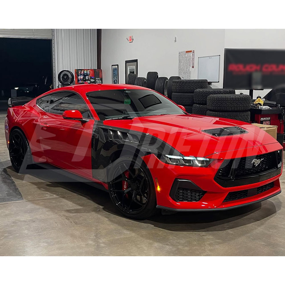 GTD Style Carbon Fiber Fender For Ford Mustang Gen7 S650 2024-On