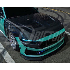 GTD Style Carbon Fiber Hood For Ford Mustang Gen7 S650 2024-On