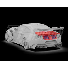 GTD Style Carbon Fiber Rear Trunk Boot Lid For Ford Mustang Gen7 S650 2024-On