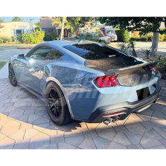 High Kick SA 1 Piece Style Carbon Fiber Rear Trunk Boot Lid For Ford Mustang Gen7 S650 2024-On