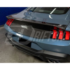 High Kick SA Style Carbon Fiber Rear Spoiler Trunk Base Lid For Ford Mustang Gen7 S650 2024-On