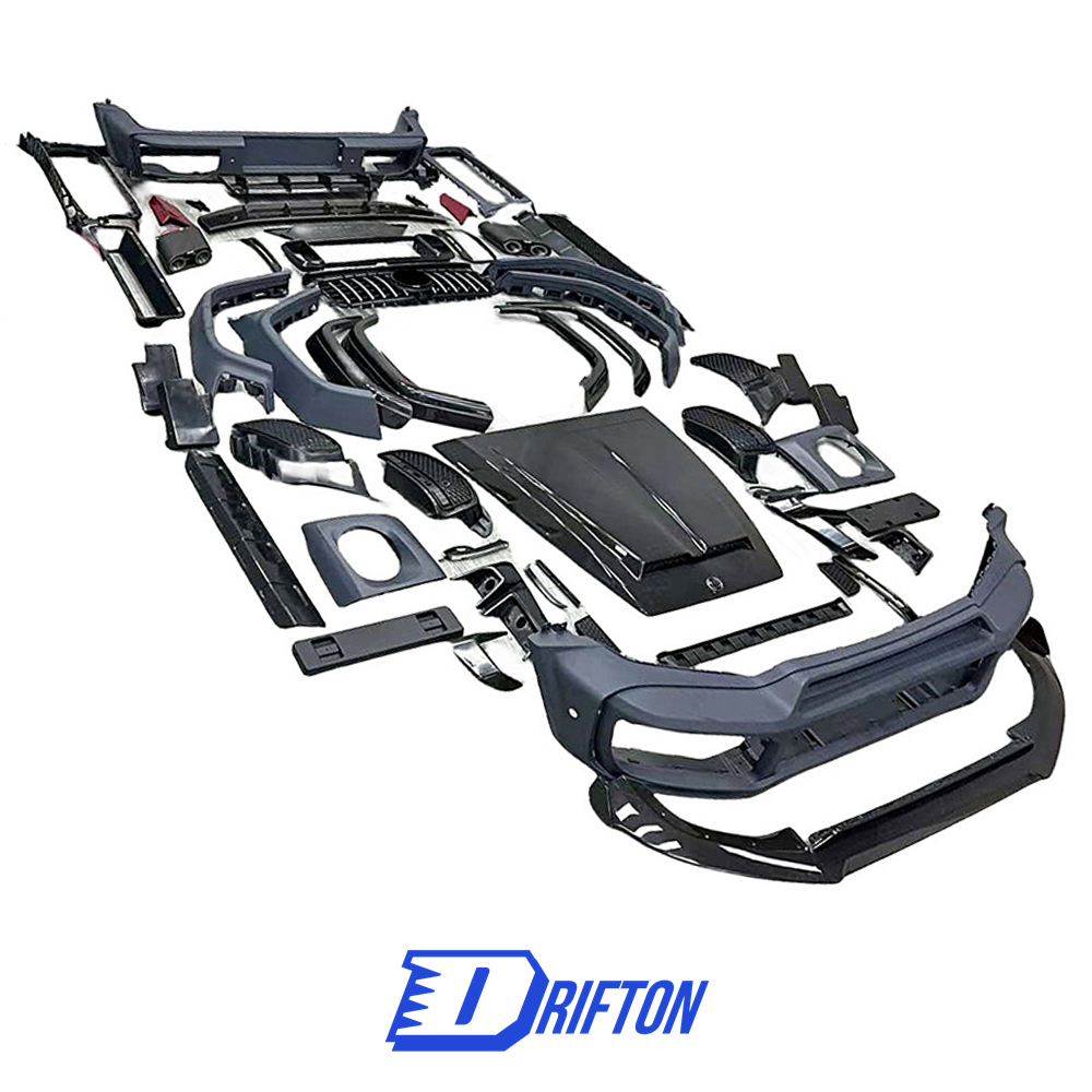 Convert Rocket G900 Style PP Body Kit With Dry Carbon Fiber Aero Kit For Mercedes Benz G Class W464 AMG G63 G500 G550 2018-2024