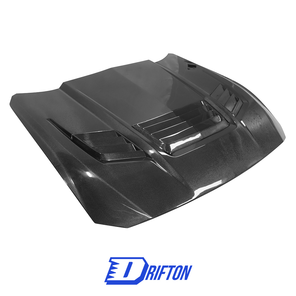 Shelby Style Carbon Fiber Hood For Ford Mustang Gen7 S650 2024-On