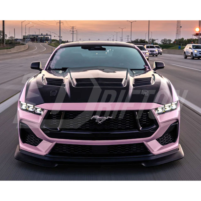 Shelby Style Carbon Fiber Hood For Ford Mustang Gen7 S650 2024-On