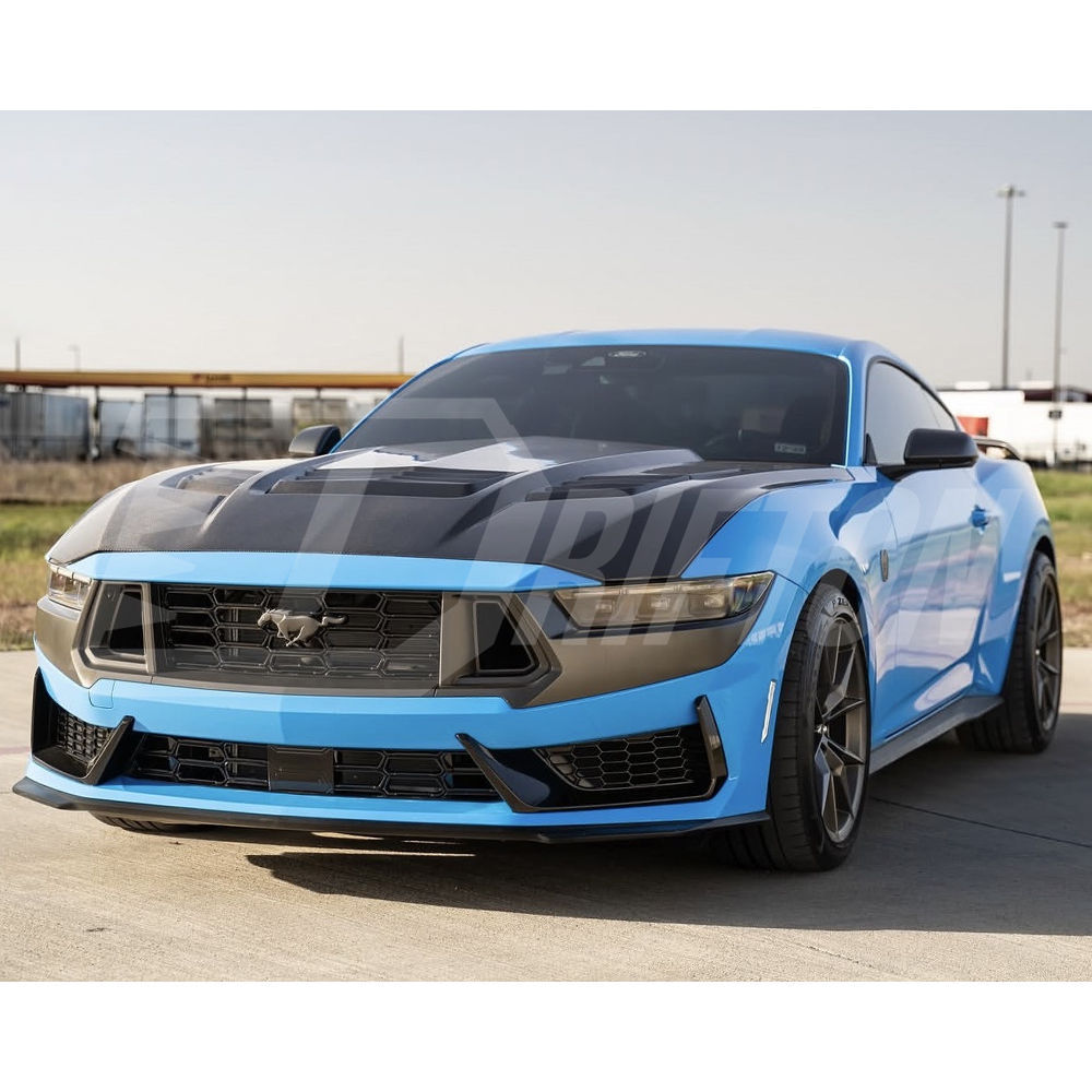 Shelby Style Carbon Fiber Hood For Ford Mustang Gen7 S650 2024-On