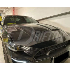 Super Snake Style Carbon Fiber Hood For Ford Mustang Gen6 S550.2 2018-2023