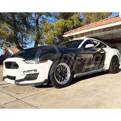 Supercharged Style Carbon Fiber Cowl Hood For Ford Mustang Gen6 S550.2 2018-2023