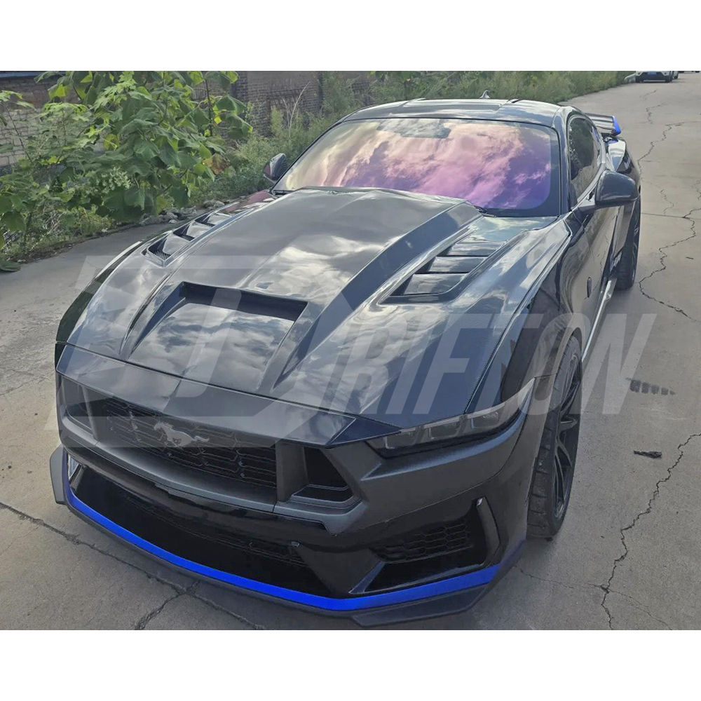 TF Style Carbon Fiber Hood For Ford Mustang Gen7 S650 2024-On