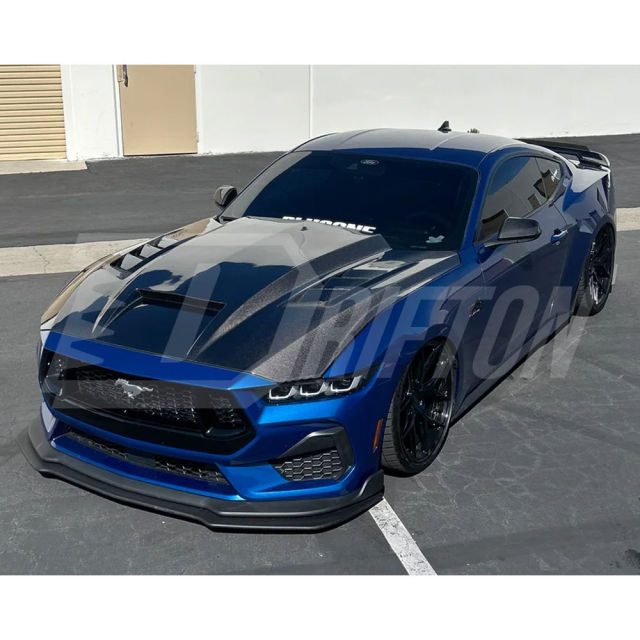 TF Style Carbon Fiber Hood For Ford Mustang Gen7 S650 2024-On