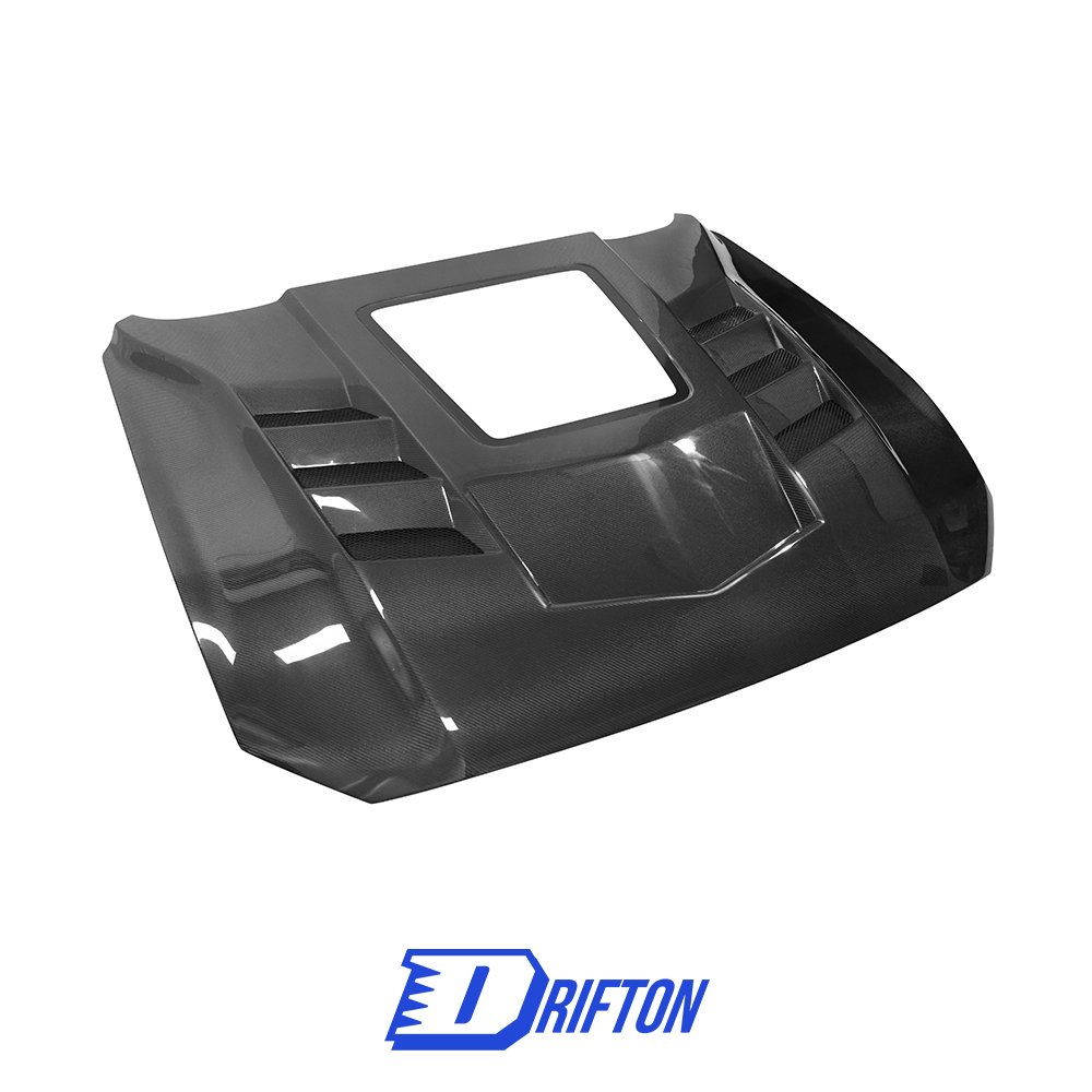 Transparent Style Carbon Fiber Hood For Ford Mustang Gen7 S650 2024-On