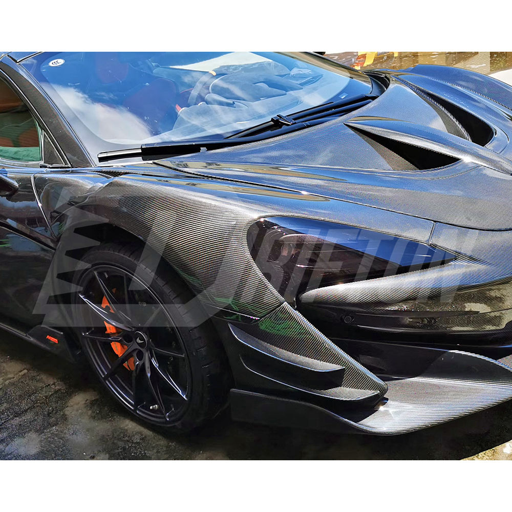 MSO Style Dry Carbon Fiber Fenders For Mclaren 540C 570S 570GT 600LT 2015-2020