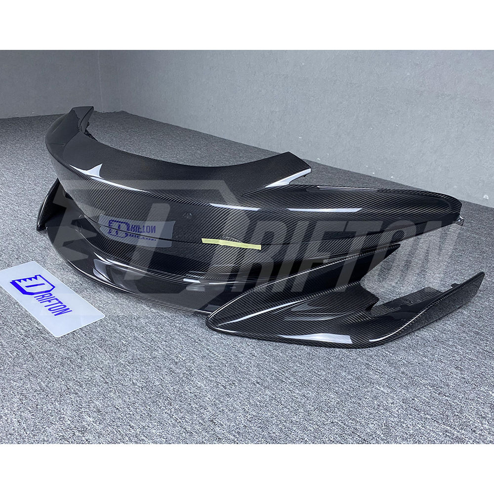 OEM 600LT Style Dry Carbon Fiber Front Bumper For Mclaren 600LT 2018-2020