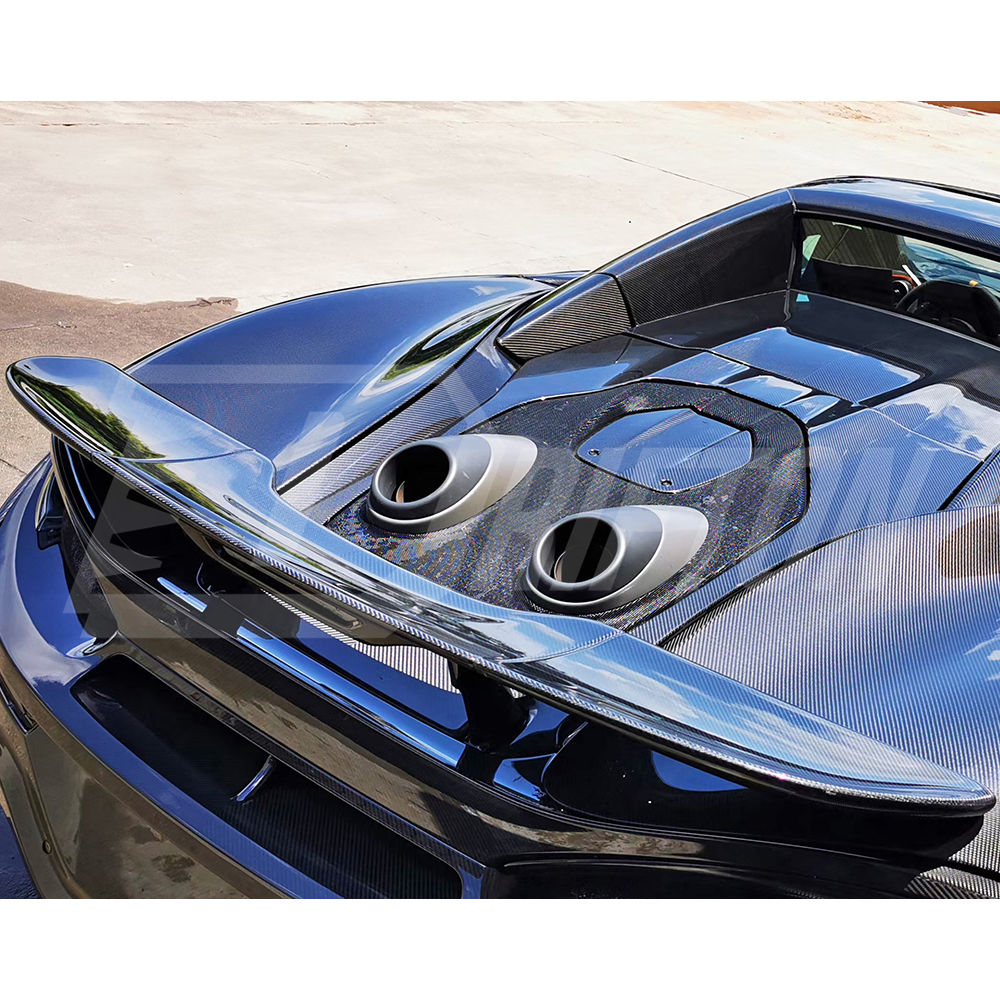 OEM 600LT Style Dry Carbon Fiber Rear Spoiler Wing For Mclaren 600LT 2018-2020