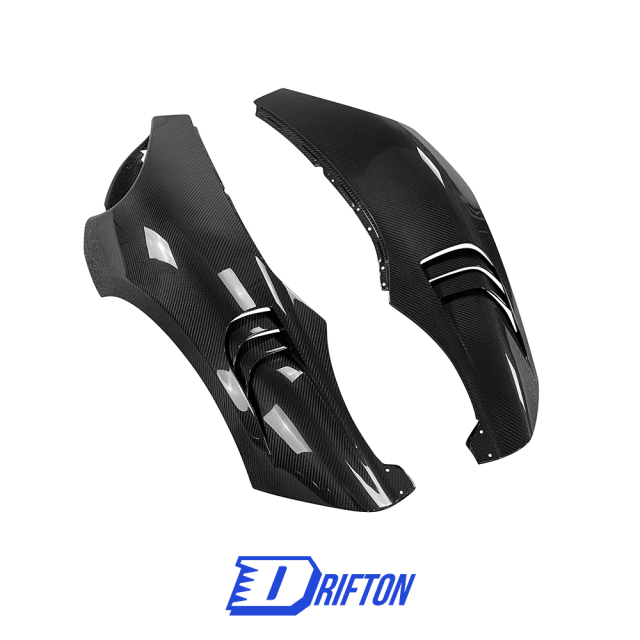 MSO Style Dry Carbon Fiber Fenders For Mclaren 540C 570S 570GT 600LT 2015-2020