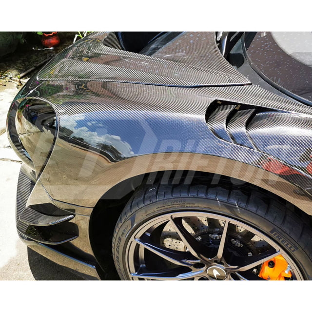 MSO Style Dry Carbon Fiber Fenders For Mclaren 540C 570S 570GT 600LT 2015-2020