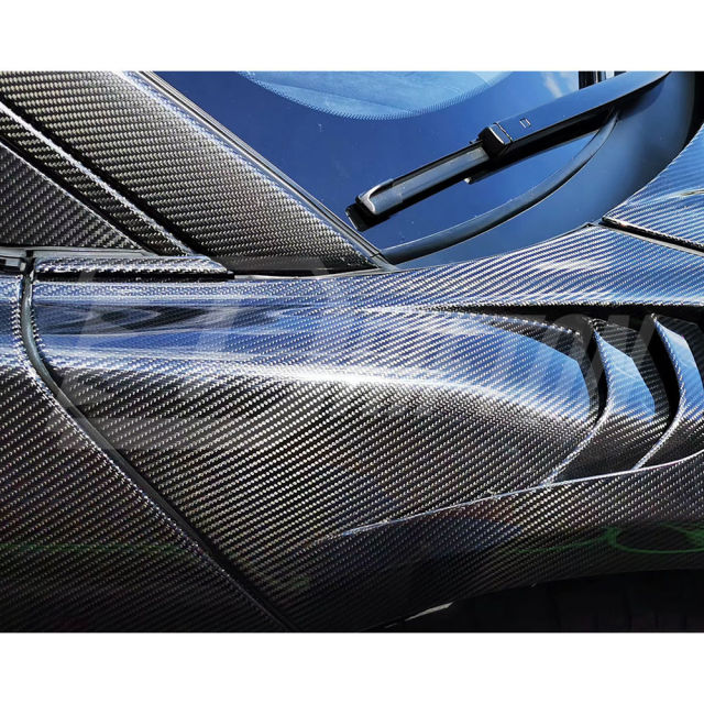 MSO Style Dry Carbon Fiber Fenders For Mclaren 540C 570S 570GT 600LT 2015-2020