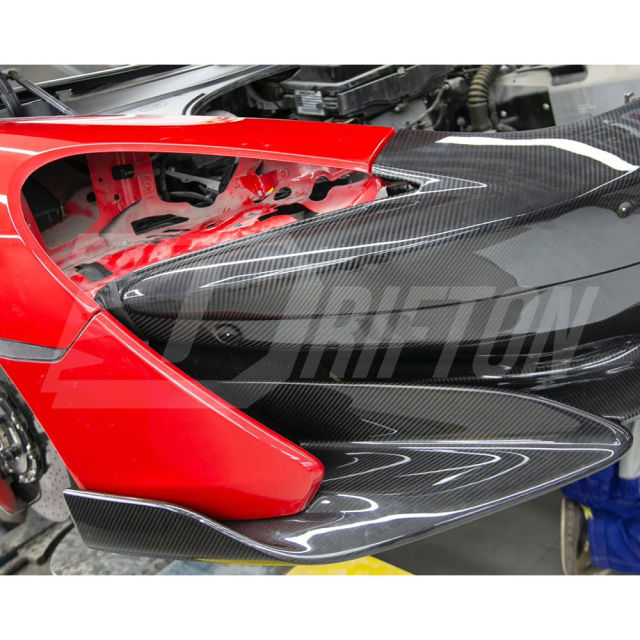 OEM 600LT Style Dry Carbon Fiber Front Bumper For Mclaren 600LT 2018-2020