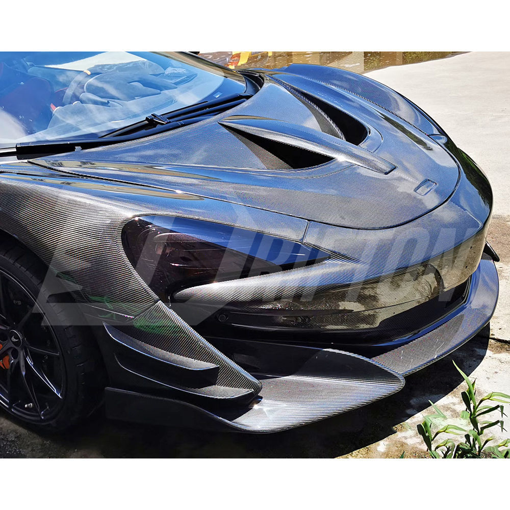 OEM 600LT Style Dry Carbon Fiber Front Bumper For Mclaren 600LT 2018-2020