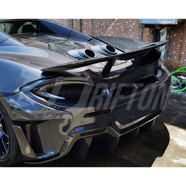 OEM 600LT Style Dry Carbon Fiber Rear Spoiler Wing For Mclaren 600LT 2018-2020