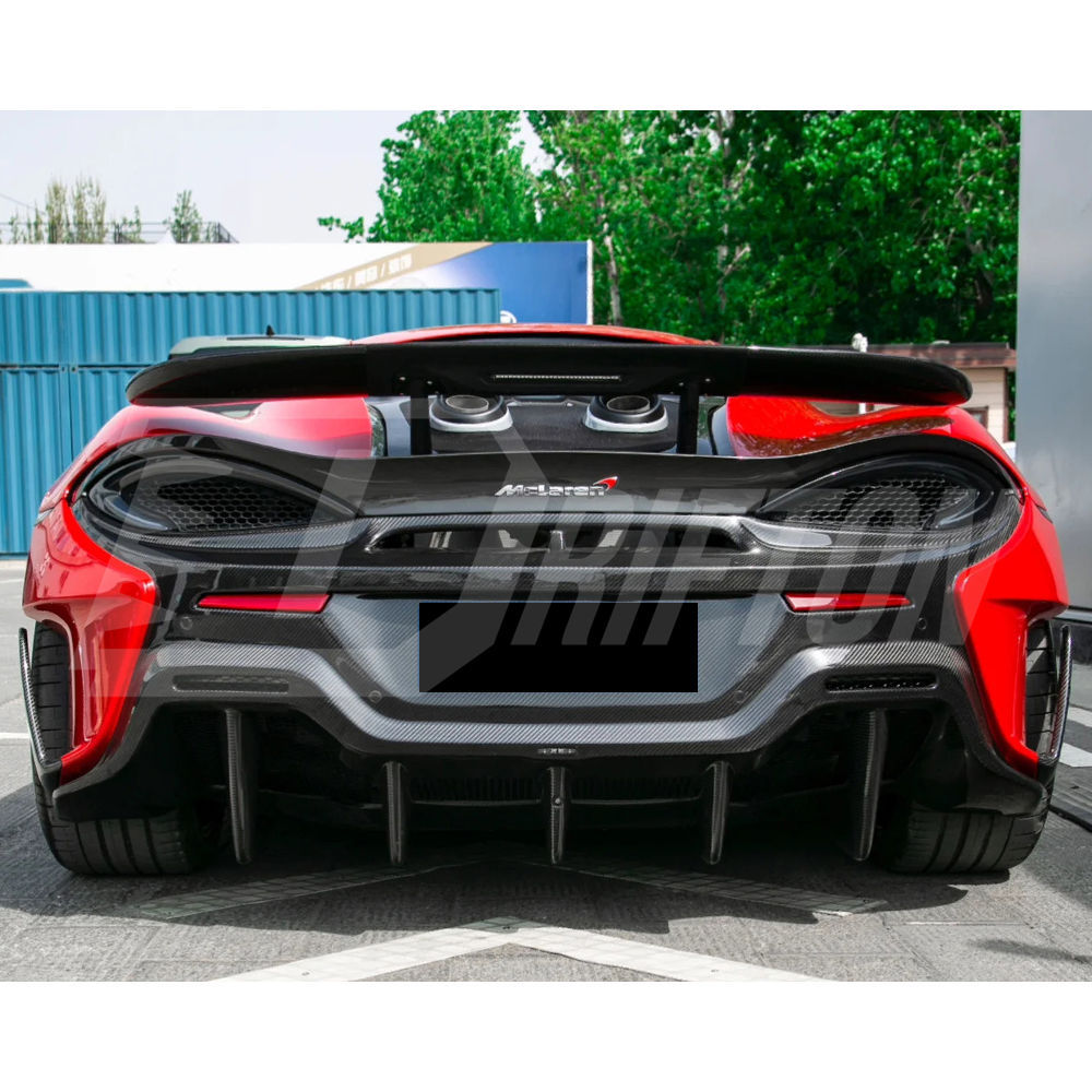 OEM 600LT Style Dry Carbon Fiber Rear Spoiler Wing For Mclaren 600LT 2018-2020