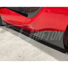 OEM 600LT Style Dry Carbon Fiber Side Skirts For Mclaren 600LT 2018-2020