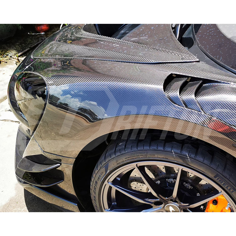 MSO Style Dry Carbon Fiber Front Fenders For Mclaren 600LT 2018-2020