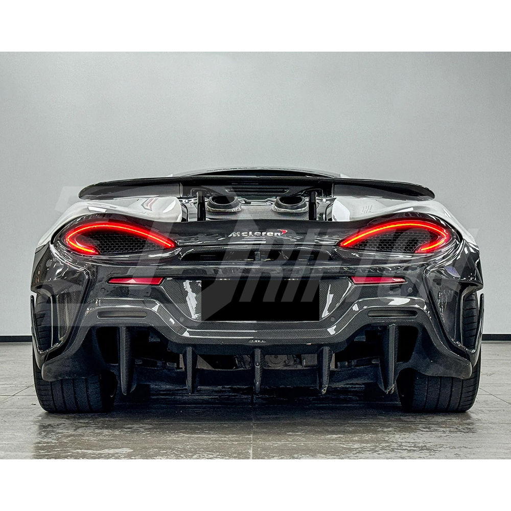 OEM 600LT Style Dry Carbon Fiber Rear Engine Hood Lid Cover For Mclaren 600LT 2018-2020
