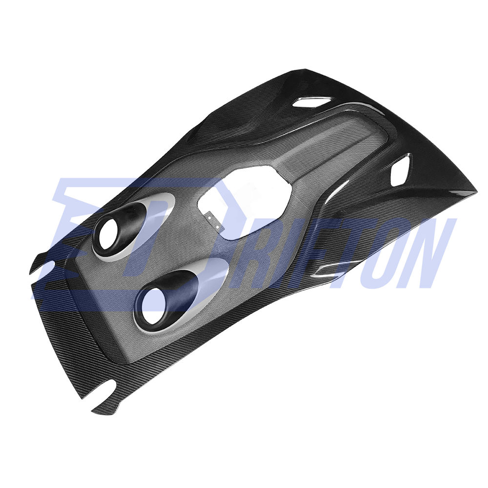 OEM 600LT Style Dry Carbon Fiber Rear Engine Hood Lid Cover For Mclaren 600LT 2018-2020