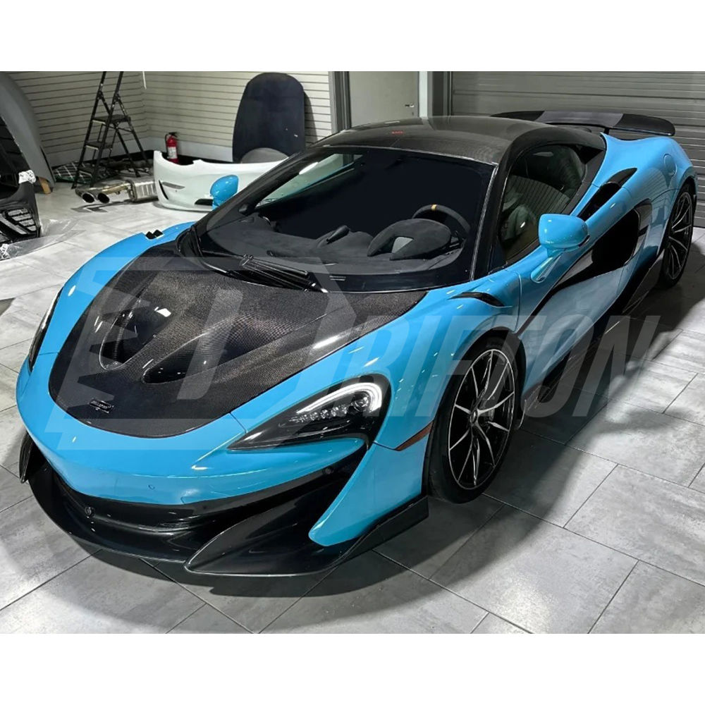 P1 Style Dry Carbon Fiber Front Hood Lid For Mclaren 600LT 2018-2020