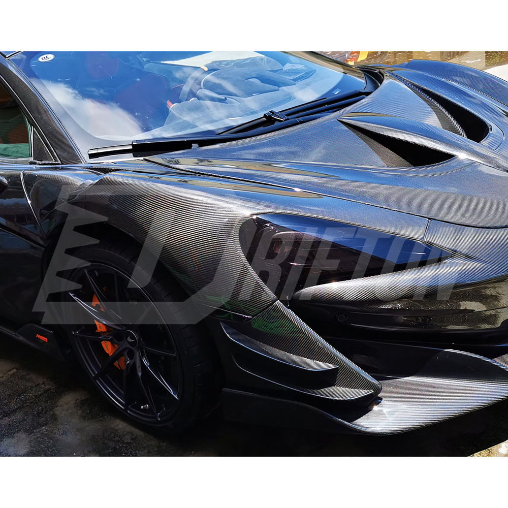 MSO Style Dry Carbon Fiber Front Fenders For Mclaren 600LT 2018-2020